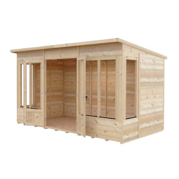 Shire Alora 12x6 Overlap Pent Summerhouse