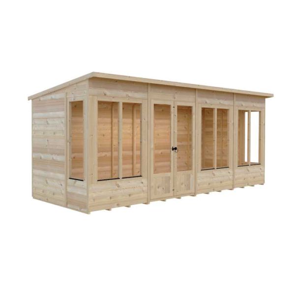 Shire Alora 16x6 Overlap Pent Summerhouse