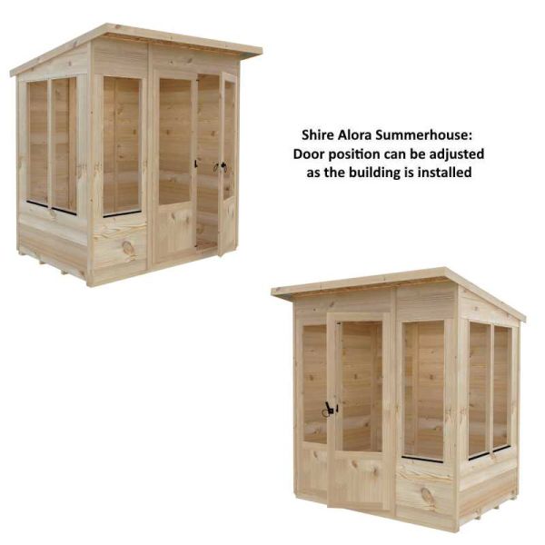 Shire Alora 6x4 Overlap Pent Summerhouse