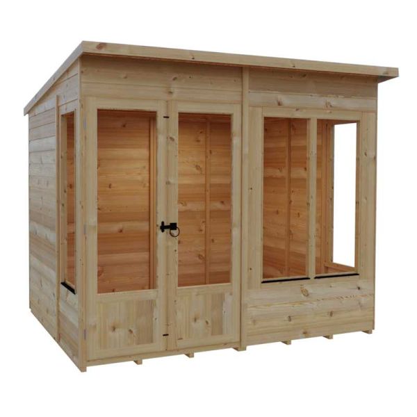 Shire Alora 8x6 Overlap Pent Summerhouse