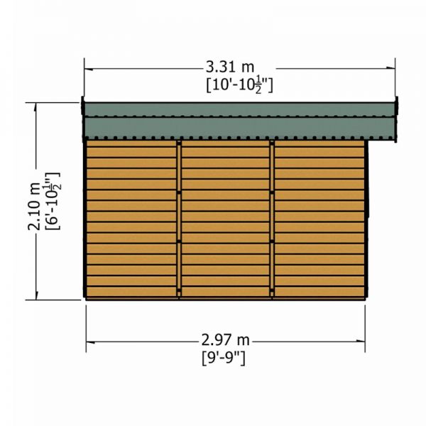 Shire Baracca Shed 7x10