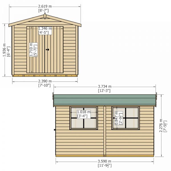 Shire Bison Workshop 12x8