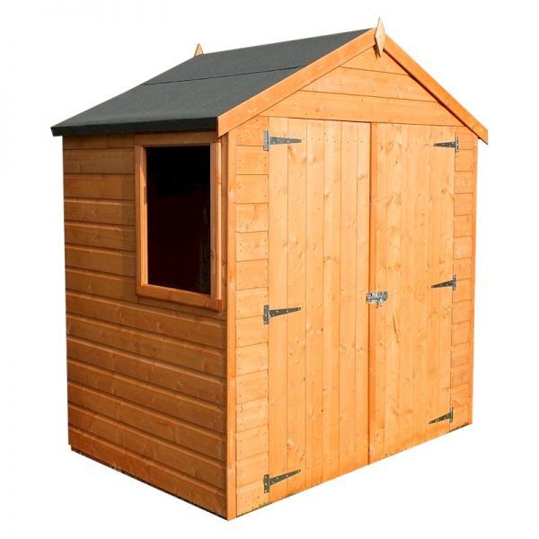 Shire Bute Apex Double Door Shed 4x6