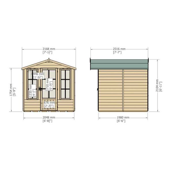 Shire Chatsworth Summerhouse 7x7