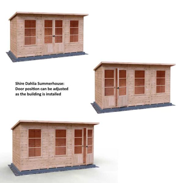Shire Dahlia 12x6 Pent Summerhouse
