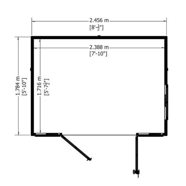 Shire Delmora Summerhouse 8x6