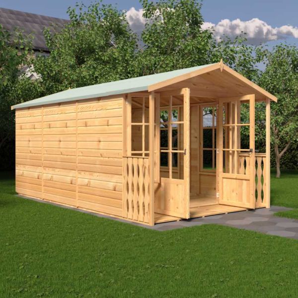 Shire Delmora Summerhouse with Verandah 8x14