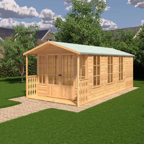 Shire Delmora Summerhouse with Verandah 8x18