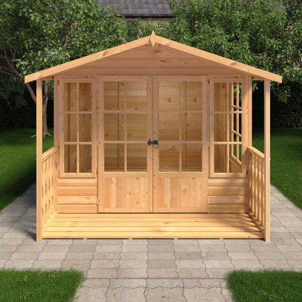 Shire Delmora Summerhouse with Verandah 8x8