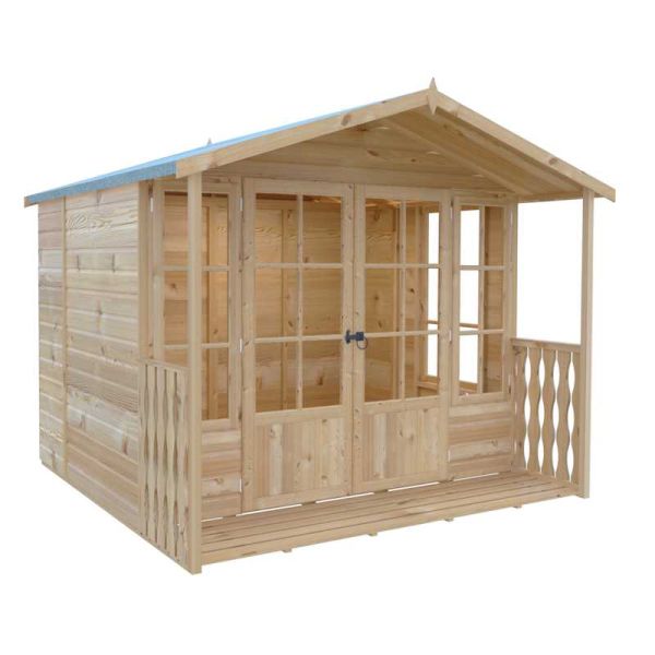 Shire Delmora Summerhouse with Verandah 8x8