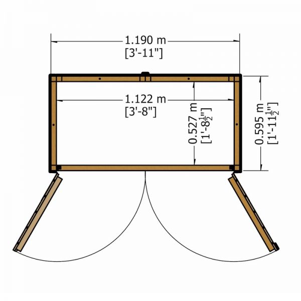 Shire Garden Store Shiplap 4x2