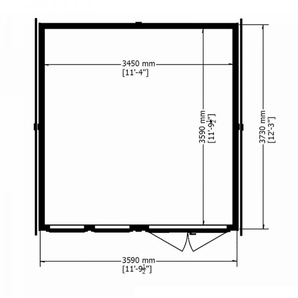 Shire Garden Studio Office 12x12