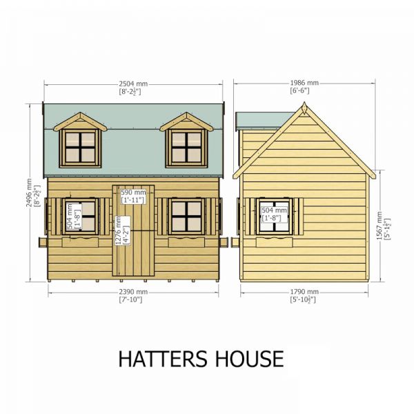 Shire Hatters House Playhouse