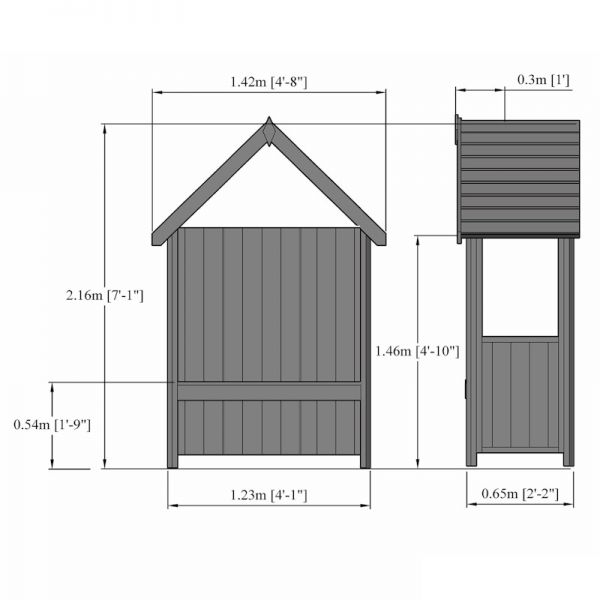 Shire Hebe Arbour