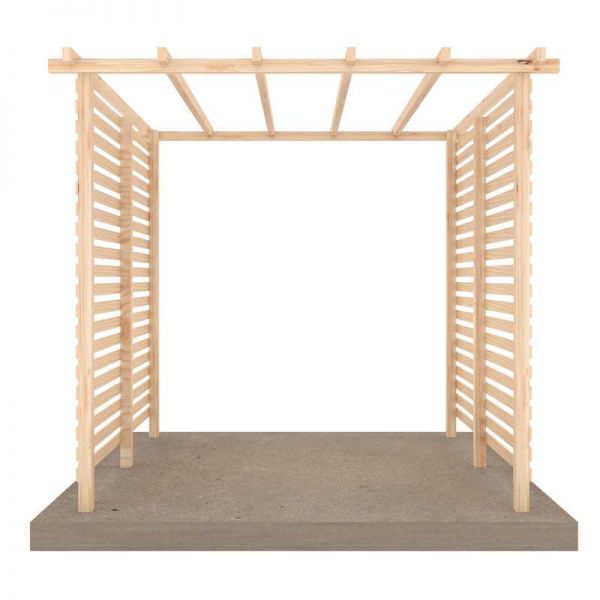 Shire Ivy Pergola Kit 8x8 with Sides