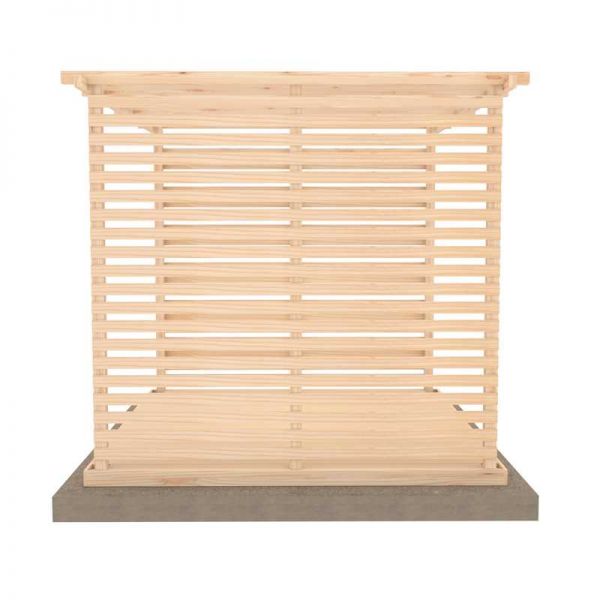 Shire Ivy Pergola Kit 8x8 with Decking and Sides