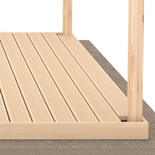 Shire Ivy Pergola Kit 8x8 with Decking