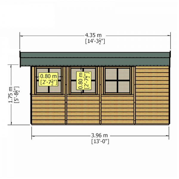 Shire Jersey Shed 13x7