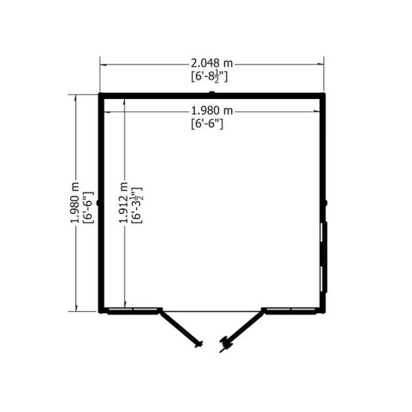 Shire Kensington Summerhouse 7x7