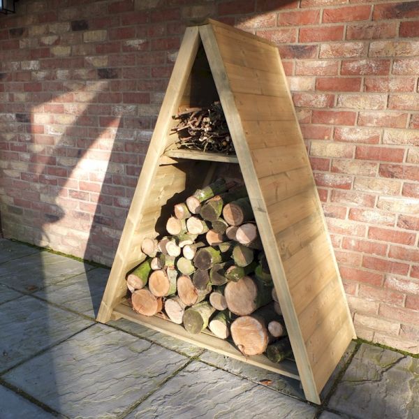 Shire Large Triangular Planed Log Store