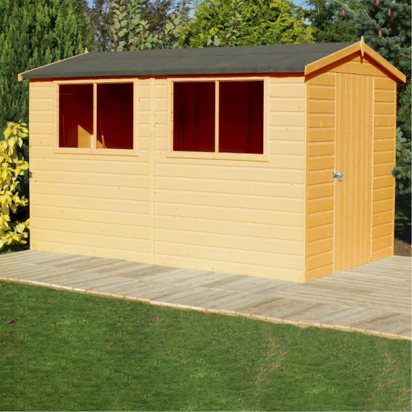 Shire Lewis Shed 12x8 - One Garden