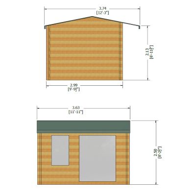 Shire Marlborough 28mm Log Cabin 10x12