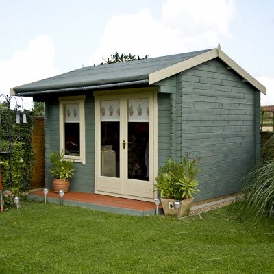 Shire Marlborough 28mm Log Cabin 8x12