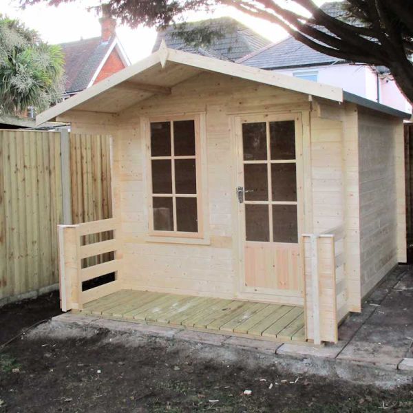 Shire Maulden Log Cabin with Veranda 10x8