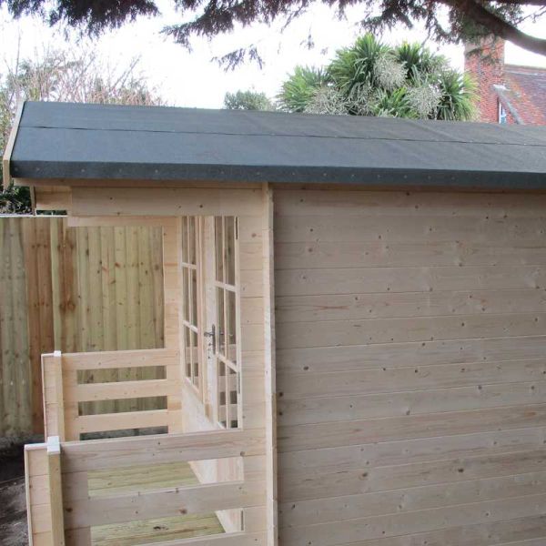 Shire Maulden Log Cabin with Veranda 11x9