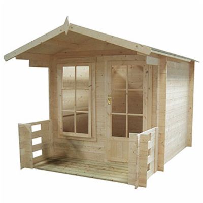 Shire Maulden Log Cabin with Veranda 9x7