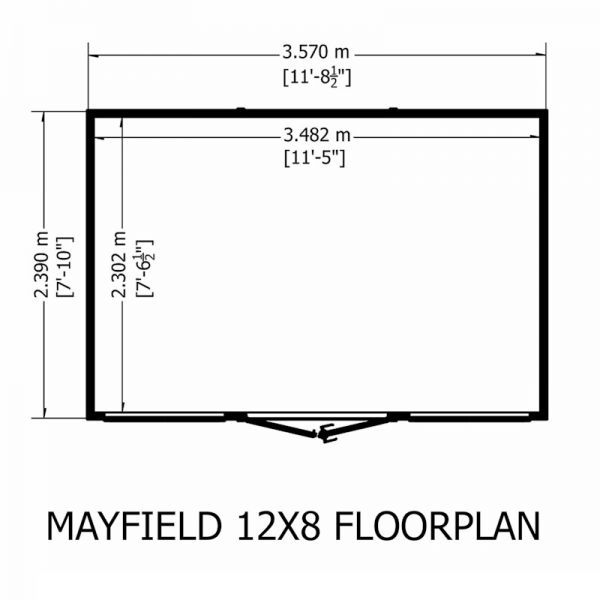 Shire Mayfield Summerhouse 12x8