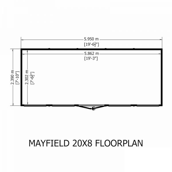 Shire Mayfield Summerhouse 20x8