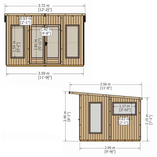 Shire Miami Summerhouse 12x10