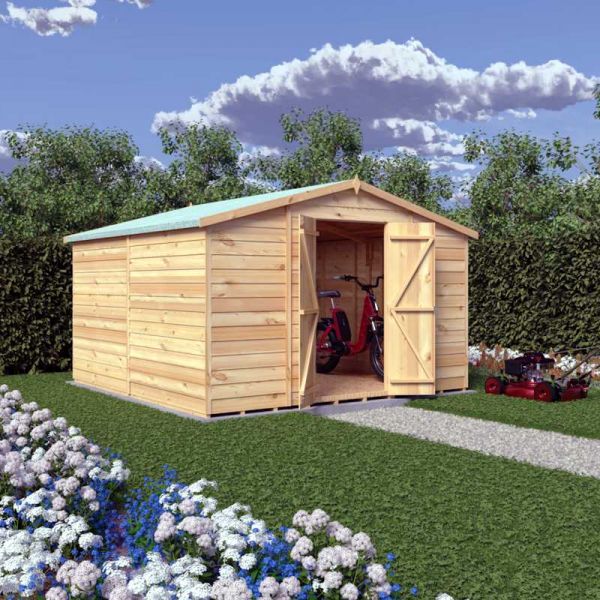 shire corner shed 8 x 8 2.25m x 2.25m - elbec garden