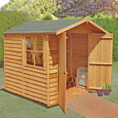 Shire Overlap Garden Shed 7x7 with Double Doors