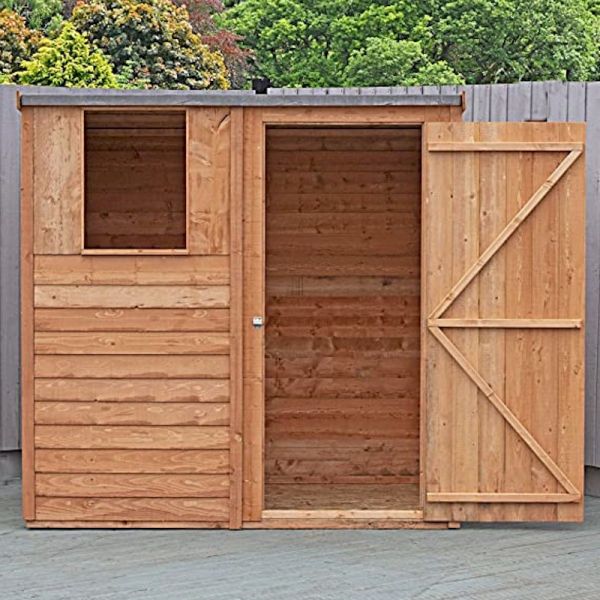 Shire Overlap Pent Garden Shed 6x4