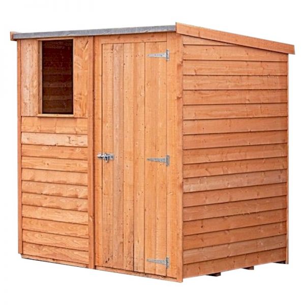 Shire Overlap Pent Garden Shed 6x4