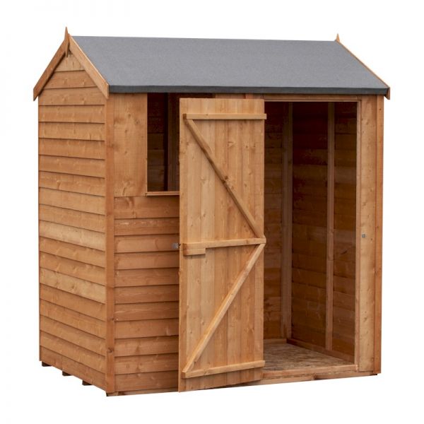 Shire Overlap Reverse Apex Shed 6x4