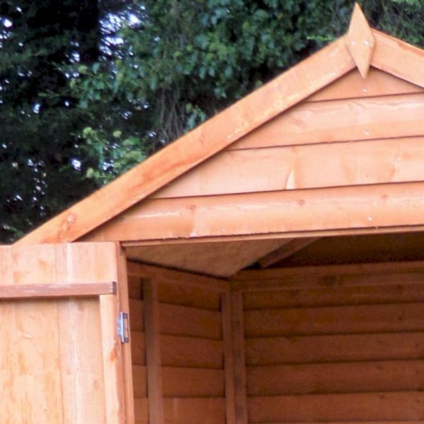 Shire Overlap Windowless Shed 4x6 with Double Doors