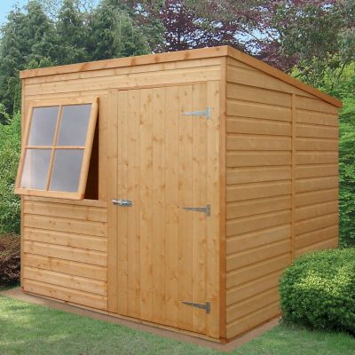 shire pent shed 7x7 - one garden