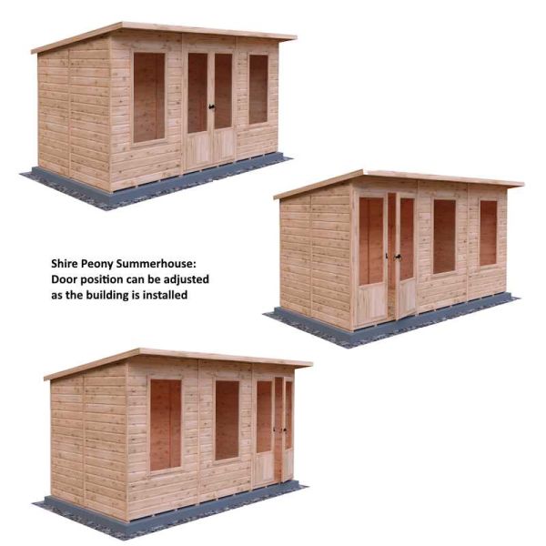 Shire Peony 12x6 Pent Summerhouse