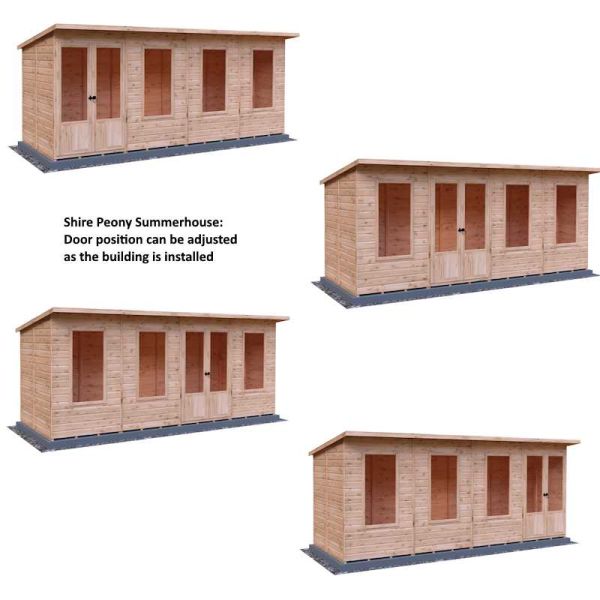 Shire Peony 16x6 Pent Summerhouse
