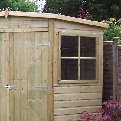 Shire Pressure Treated Corner Shed 7x7