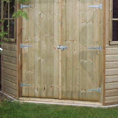 Shire Pressure Treated Corner Shed 7x7