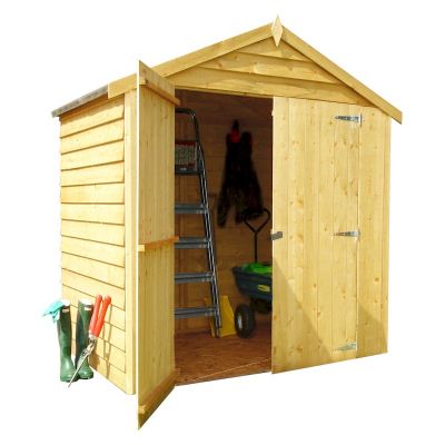 Shire Pressure Treated Overlap Shed 4x6 with Double Doors