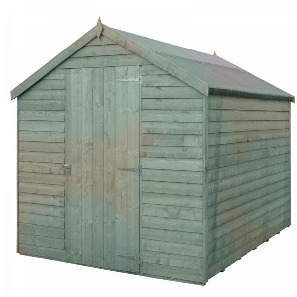 Shire Pressure Treated Value Overlap Apex Shed 7x5