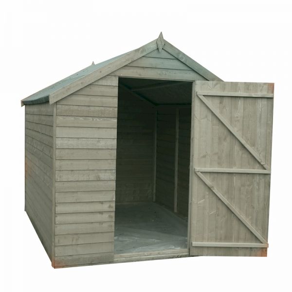 Shire Pressure Treated Value Overlap Apex Shed 8x6