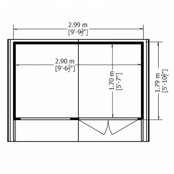 Shire Sandringham Summerhouse 10x6