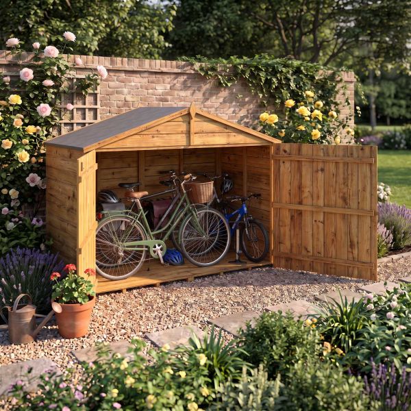 Shire Shiplap Apex Bike Store 4x7