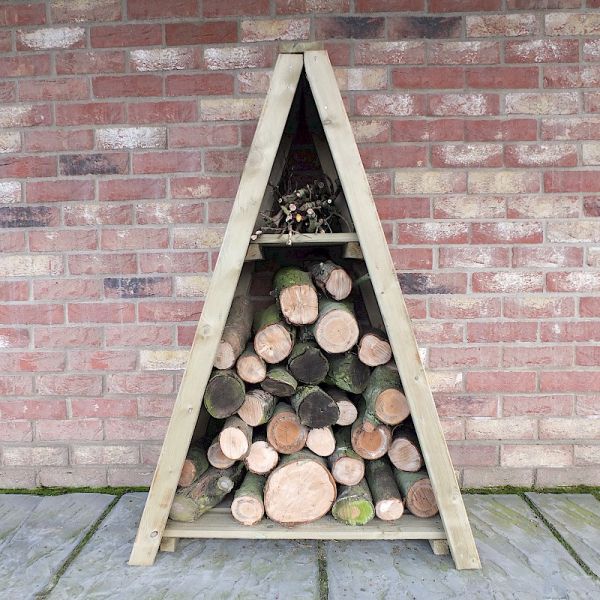 Shire Small Triangular Planed Log Store